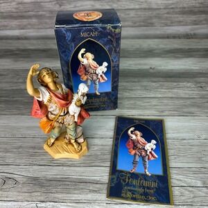 Fontanini Micah Heirloom Nativity Figurine 5" With Box‎ 72558 Vtg 1996